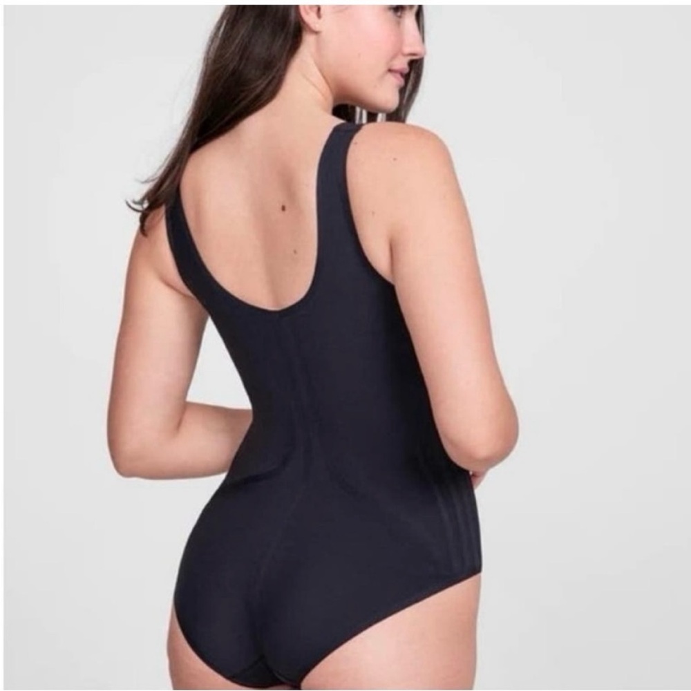 Honeylove Black Boldness Bodysuit 2X- jet black. - Picture 2 of 7